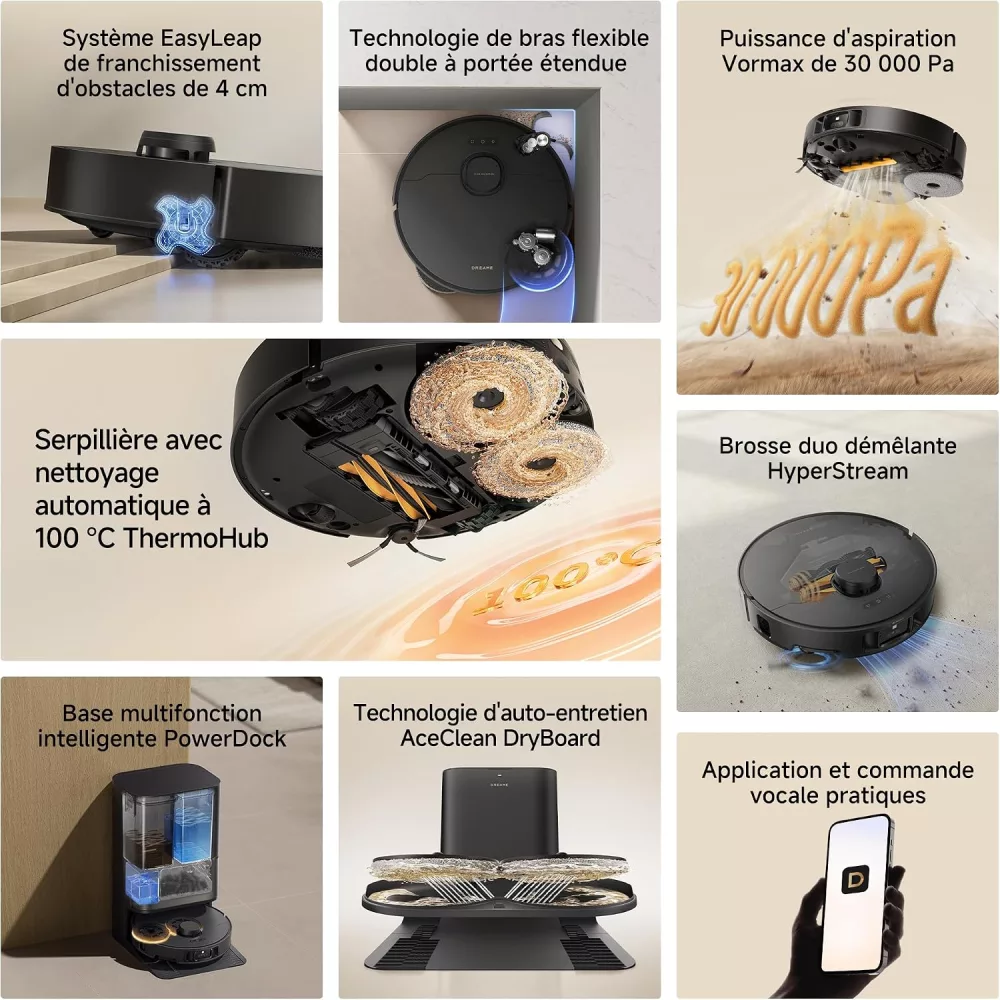 Dreame L50s Pro Ultra : principales fonctionnalités