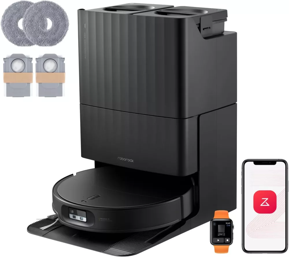 Roborock Qrevo Edge 2 et sa station d entretien