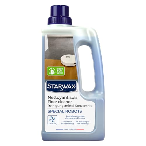 STARWAX Nettoyant Multi‑Sols spécial Robots – formule non moussante 1 L