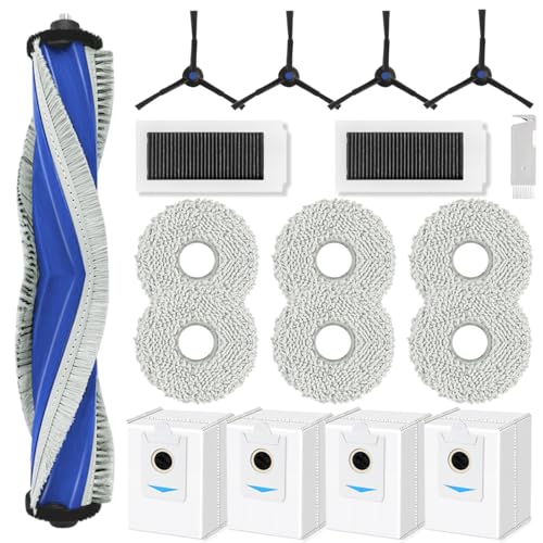 SpeHiate Kit Accessoires ECOVACS DEEBOT X5 Omni et X5 Pro : 17 Pièces de Rechange Complètes