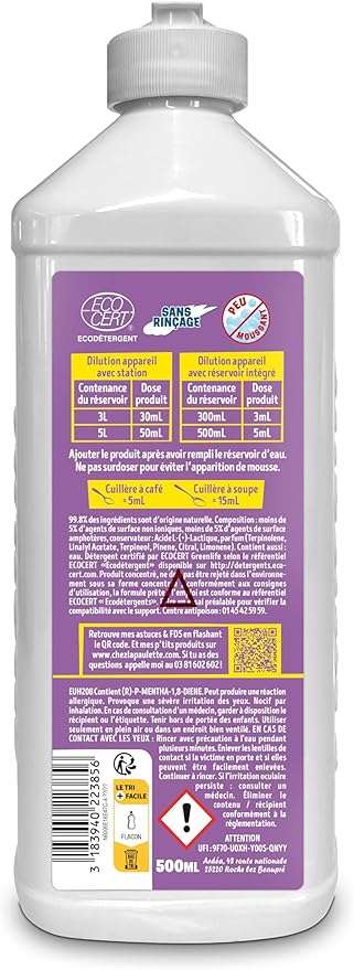 Paulette Nettoyant Sol Spécial Robot Laveur Citron