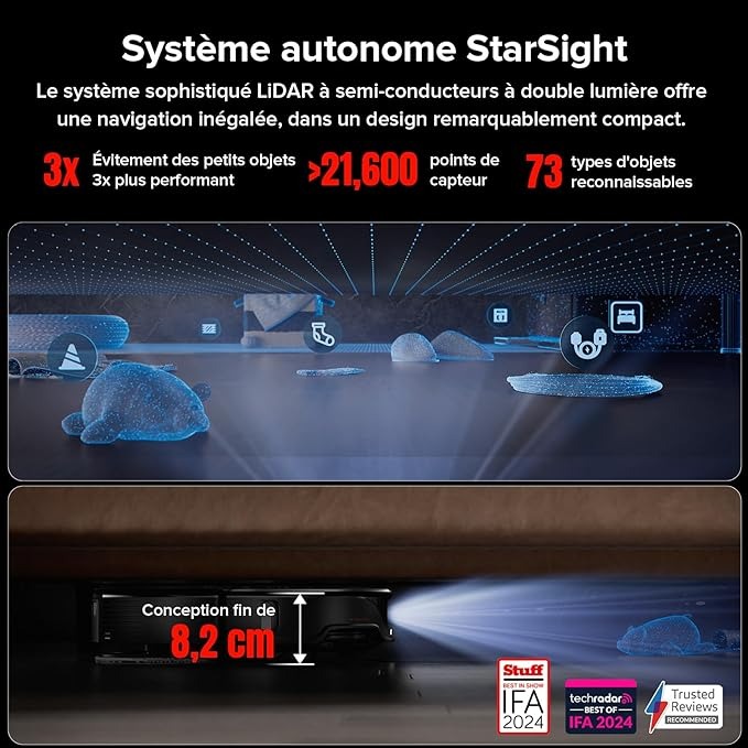 roborock Qrevo Slim Aspirateur Robot Laveur