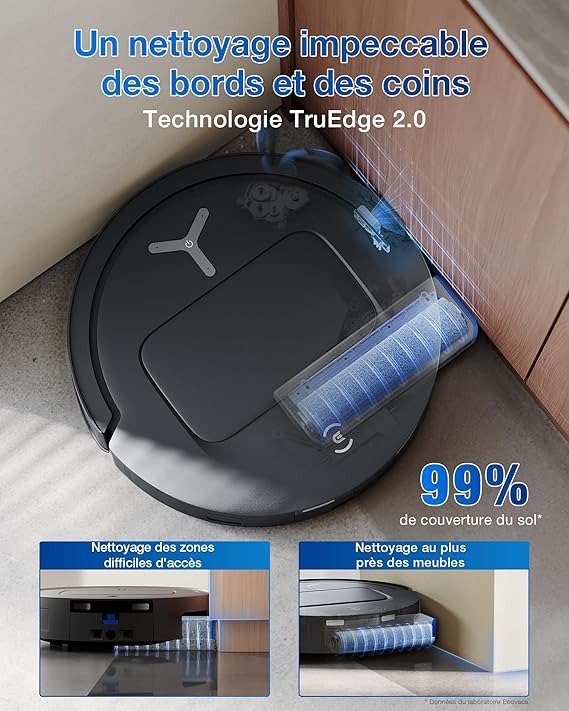 Extension TruEdge 2.0 pour les bords et angles Ecovacs