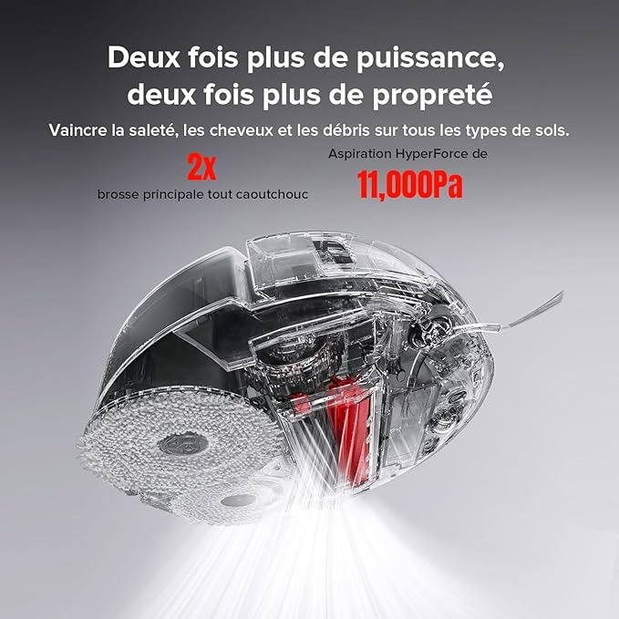 roborock Qrevo Slim Aspirateur Robot Laveur