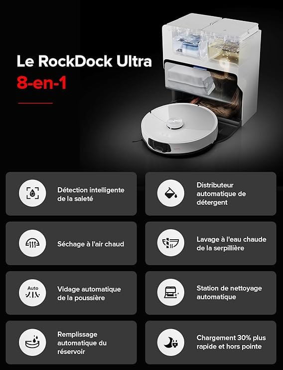 roborock S8 MaxV Ultra Aspirateur Robot