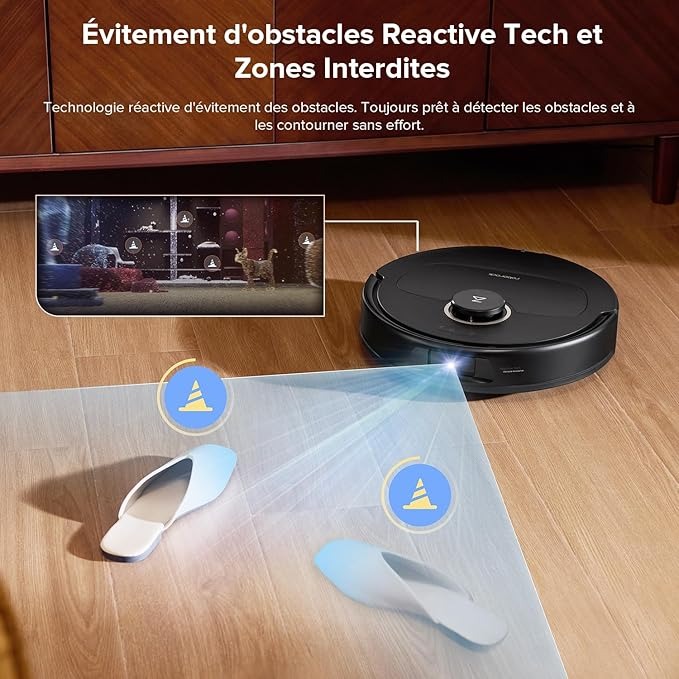 roborock Qrevo S5V Aspirateur Robot Laveur avec Station, 12000 Pa-11