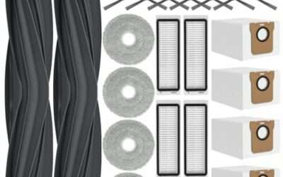 Kit 20 Accessoires Dreame L20 Ultra : Brosses, Filtres HEPA, Sacs et Serpillières Compatibles