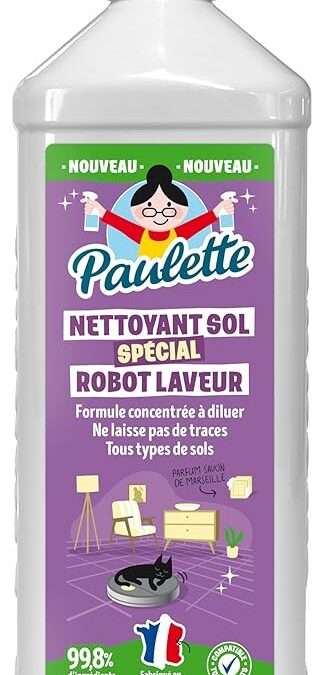 Paulette Nettoyant Sol Spécial Robot Laveur Citron 500 mL : Notre Verdict Complet